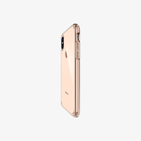 064CS24873 - iPhone XR Case Ultra Hybrid in crystal clear showing the back